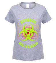 Load image into Gallery viewer, Zombie Hunter T Shirt Bio Hazard Glow L7 Gift For Halloween
