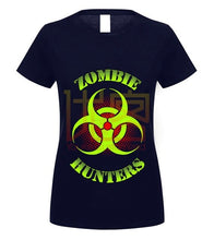 Load image into Gallery viewer, Zombie Hunter T Shirt Bio Hazard Glow L7 Gift For Halloween