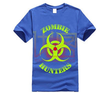 Load image into Gallery viewer, Zombie Hunter T Shirt Bio Hazard Glow L7 Gift For Halloween
