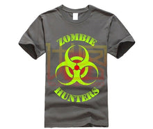 Load image into Gallery viewer, Zombie Hunter T Shirt Bio Hazard Glow L7 Gift For Halloween
