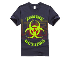 Load image into Gallery viewer, Zombie Hunter T Shirt Bio Hazard Glow L7 Gift For Halloween
