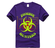 Load image into Gallery viewer, Zombie Hunter T Shirt Bio Hazard Glow L7 Gift For Halloween
