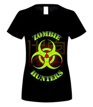 Load image into Gallery viewer, Zombie Hunter T Shirt Bio Hazard Glow L7 Gift For Halloween
