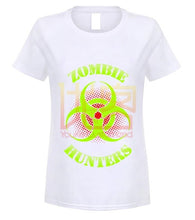 Load image into Gallery viewer, Zombie Hunter T Shirt Bio Hazard Glow L7 Gift For Halloween
